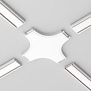Коннектор питания X-образный Maytoni Magnetic track system Radity Accessories for tracks Radity TRA084CX-11W Белый-4