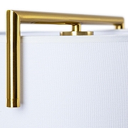 Настольная лампа Artelamp Aperol A5031LT-1PB цвет плафона/подвески Белый, цвет арматуры Медь-2