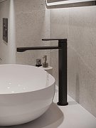 Смеситель для раковины Orange Vesper M10-121b Черный матовый-1