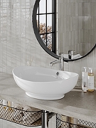 Раковина накладная Orange 58 B08-585w Белая-5
