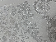 Обои Prima Italiana Ducale 80221 Винил на флизелине (1,06*10,05) Белый/Серый/Серебряный, Дамаск-3
