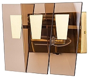 Настенный светильник Artelamp Soph1a A4066AP-2PB цвет плафона/подвески Оранжевый, цвет арматуры Медь-1