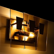 Настенный светильник Artelamp Soph1a A4066AP-2PB цвет плафона/подвески Оранжевый, цвет арматуры Медь-3