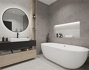 Керамическая плитка GlobalTile Sparkle GT157VG Светло-серый Матовая 30х60 см-3