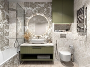 Керамогранит GlobalTile Tramonto GT174VG Светло-бежевый Матовая 14,7х59,4 см-6