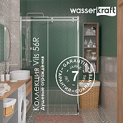 Душевой уголок WasserKRAFT Vils 120x100 56R10 профиль Хром стекло прозрачное-12