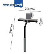 Скребок WasserKRAFT K-211B цвет Черный-7