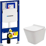Комплект унитаза AQUAme AQM2004 с инсталляцией Geberit Duofix Sigma UP320 111.300.00.5 с сиденьем Микролифт-1