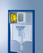 Комплект унитаза AQUAme AQM2002 с инсталляцией Grohe Rapid SL 38772001 с сиденьем Микролифт и клавишей смыва Хром-9