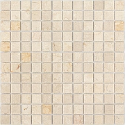 Мозаика Caramelle mosaic Pietrine 4 мм Botticino MAT 29,8x29,8 см