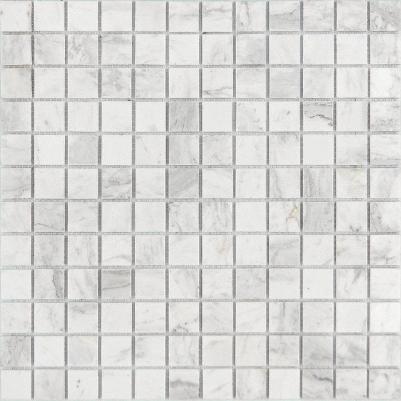 Мозаика Caramelle mosaic Pietrine 4 мм Dolomiti bianco POL 