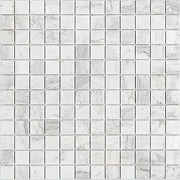 Мозаика Caramelle mosaic Pietrine 4 мм Dolomiti bianco MAT 29,8x29,8 см
