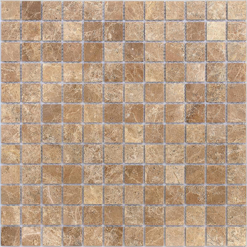 Мозаика Caramelle mosaic Pietrine 4 мм Emperador Light POL 