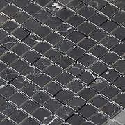 Мозаика Caramelle mosaic Pietrine 4 мм Nero Oriente POL 30,5x30,5 см-1