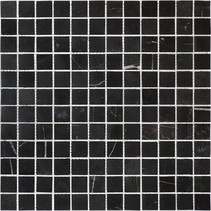 Мозаика Caramelle mosaic Pietrine 4 мм Nero Oriente POL 