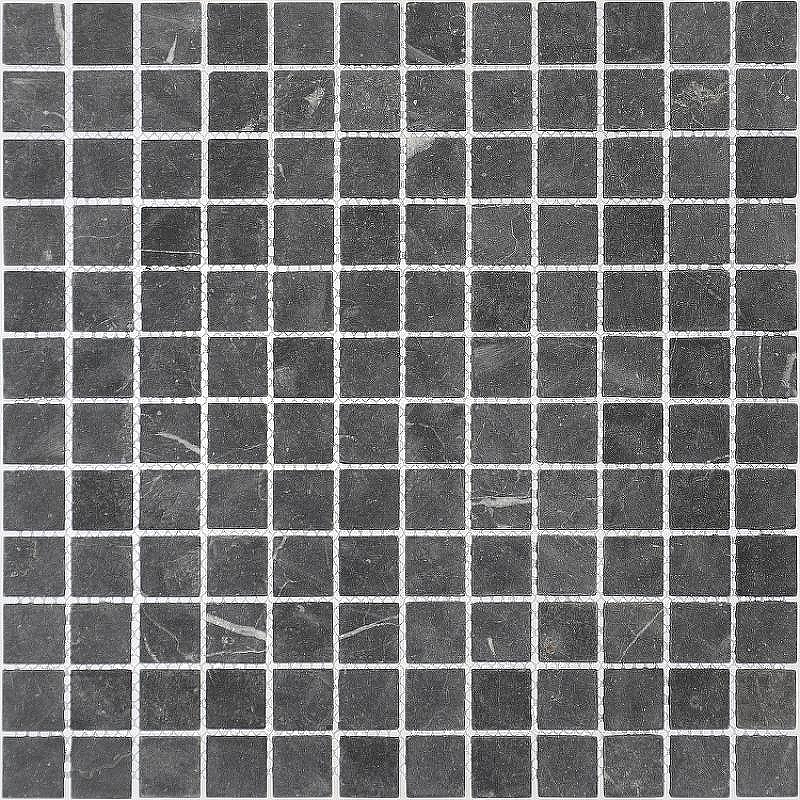 Мозаика Caramelle mosaic Pietrine 4 мм Nero Oriente MAT 