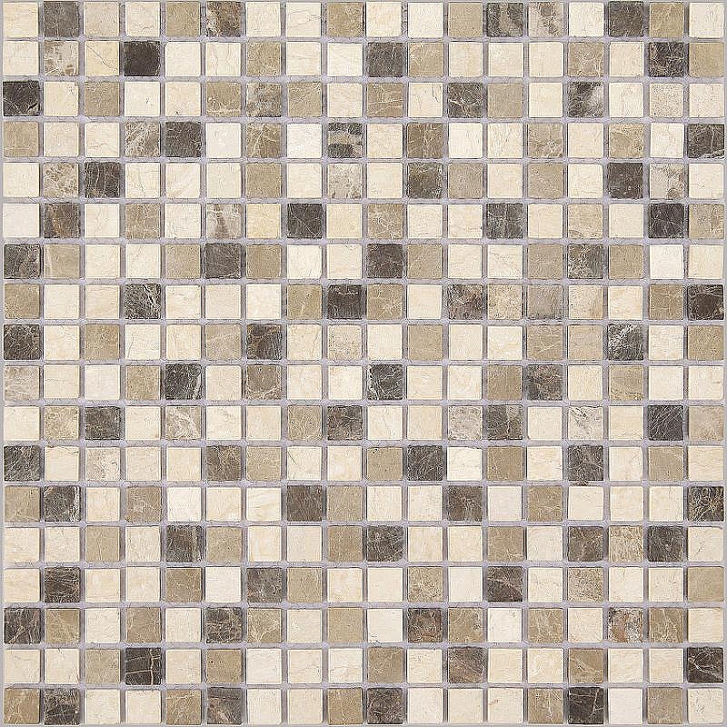 Мозаика Caramelle mosaic Pietrine 4 мм Pietra Mix 1 MAT 