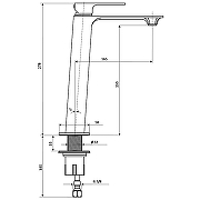 Смеситель для раковины Kerama Marazzi Fioretto V2CR205LLKM Хром-3