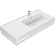 Раковина Aquaton Квадро Про 100 R 1A733231QA01R Белая