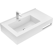 Раковина Aquaton Квадро Про 80 L 1A734431QA01L Белая