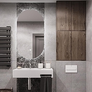 Раковина Aquaton Квадро Про 80 L 1A734431QA01L Белая-4