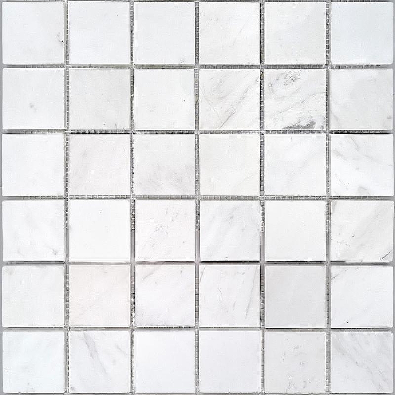 Мозаика Caramelle mosaic Pietrine 7 мм Dolomiti bianco POL 