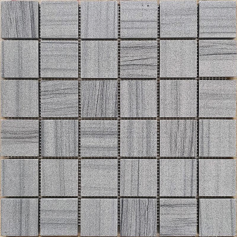 Мозаика Caramelle mosaic Pietrine 7 мм Marmara grey POL 