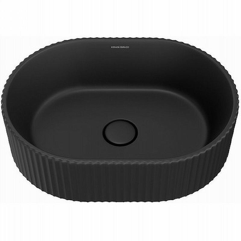Раковина накладная Kerama Marazzi Artbasin Vento 50 VE.NN.wb.50\BLK.M 