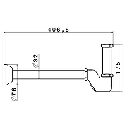 Сифон для раковины Kerama Marazzi Ole 212KM.M0.070 Титановый атласный-2