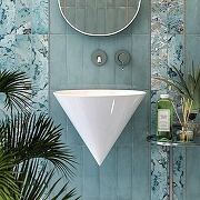 Раковина Kerama Marazzi Cono 44 CO.wb.44 Белая глянцевая-3