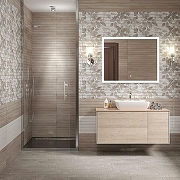 Тумба под раковину Kerama Marazzi Plaza Modern 120 PLB.M.120.3\OAK.O подвесная Белая глянцевая Дуб Орегон-3
