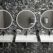 Зеркало Kerama Marazzi Cono 70 CO.mi.70\BLK с подсветкой Черное матовое с бесконтактным выключателем-2
