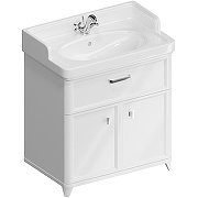 Тумба под раковину Kerama Marazzi Pompei 80 PO.N.80.1\WHT Белая глянцевая-1