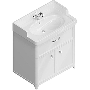 Тумба под раковину Kerama Marazzi Pompei 80 PO.N.80.1\WHT Белая глянцевая-2