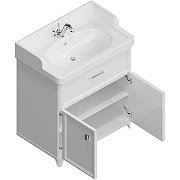 Тумба под раковину Kerama Marazzi Pompei 80 PO.N.80.1\WHT Белая глянцевая-3