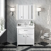 Тумба под раковину Kerama Marazzi Pompei 80 PO.N.80.1\WHT Белая глянцевая-4