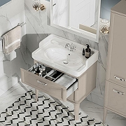 Тумба под раковину Kerama Marazzi Pompei 80 PO.N.80.2\CAM Камео бежевый глянцевый-5