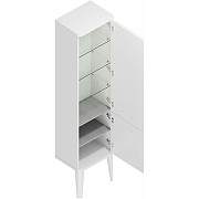 Шкаф пенал Kerama Marazzi Pompei 43 PO.N.150\WHT Белый глянцевый-3