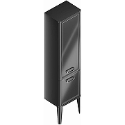 Шкаф пенал Kerama Marazzi Pompei 43 PO.N.150\BLK Черный глянцевый-2