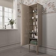 Шкаф пенал Kerama Marazzi Pompei 43 PO.N.150\CAM Камео бежевый глянцевый-4