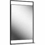 Зеркало Kerama Marazzi Plaza Next 60 PL.N.mi.60\BLK с подсветкой Черное матовое с сенсорным выключателем