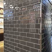 Стеклянная мозаика Caramelle mosaic Impressioni Mattoni Grigio 30x30 см-1