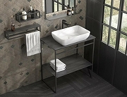 Полка Kerama Marazzi Plaza Next 55 PL.N.sh.55\BLK Черная матовая-1