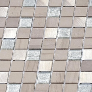 Мозаика Caramelle mosaic Silk Way Grey Velvet 29,8x29,8 см-1