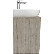 Тумба под раковину Kerama Marazzi Pro 60 PRO.60.1\OAK.O подвесная Белая глянцевая Дуб Орегон-4