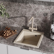 Кухонная мойка Aquaton Линеа 58 1A733032LW290 Шампань-2