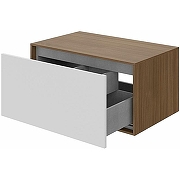 Тумба под раковину Kerama Marazzi Atollo 80 AT.80\WHT.M подвесная Белая матовая Дерево-5
