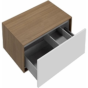 Тумба под раковину Kerama Marazzi Atollo 80 AT.80\WHT.M подвесная Белая матовая Дерево-6