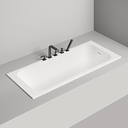 Ванна из искусственного камня Salini Orlanda Kit 170х70 102111M Белая матовая-5