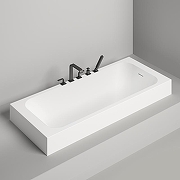 Ванна из искусственного камня Salini Orlanda Kit 170х70 102111M Белая матовая-6